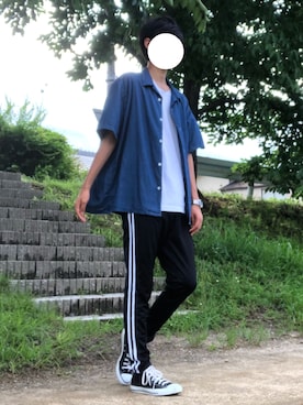 「REPIDO」｜まそーさん（メンズ・180cm）の夏コーディネート