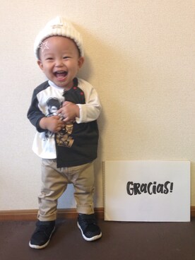 yskさん(キッズ・70cm)の秋コーディネート