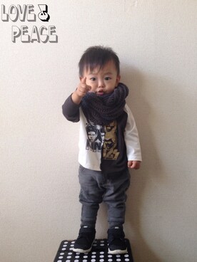 yskさん(キッズ・70cm)の秋コーディネート