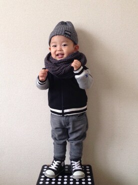 yskさん(キッズ・70cm)の秋コーディネート