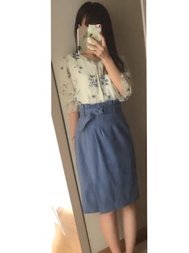 Apuweiser Riche アプワイザーリッシェ の フェイクスエードベルト付タイトスカート スカート Wear Apuweiser Riche アプワイザーリッシェ の フェイクスエードベルト付タイトスカート スカート Wear