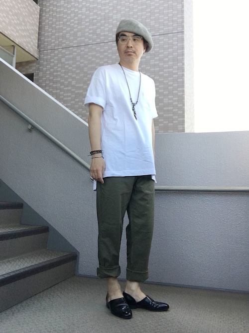 メンズ リネンパンツ 夏コーデセット 楽天市場】全4色 メンズ セットアップ 綿麻 Tシャツ カットソー