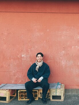 「Steven Alan（スティーブンアラン）のアイテム（ノーカラージャケット）」を使った、Kentaro Nemotoさん（メンズ・178cm）の春コーディネート