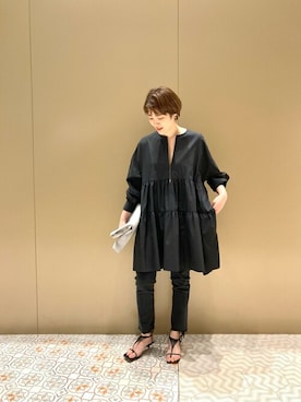 「Whim Gazette（ウィムガゼット）のアイテム（パンツ）」を使った、wgyamaguchiさん（レディース・163cm）の春コーディネート