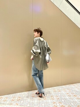 「Whim Gazette（ウィムガゼット）のアイテム（パンツ）」を使った、wgyamaguchiさん（レディース・163cm）の春コーディネート