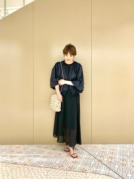 「Whim Gazette（ウィムガゼット）のアイテム（ジャケット/アウター）」を使った、wgyamaguchiさん（レディース・163cm）の春コーディネート