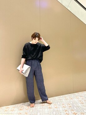 「Whim Gazette（ウィムガゼット）のアイテム（バッグ）」を使った、wgyamaguchiさん（レディース・163cm）の春コーディネート