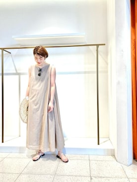 「Whim Gazette（ウィムガゼット）のアイテム（サンダル）」を使った、wgyamaguchiさん（レディース・163cm）の春コーディネート