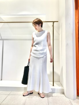 「Whim Gazette（ウィムガゼット）のアイテム（サンダル）」を使った、wgyamaguchiさん（レディース・163cm）の夏コーディネート