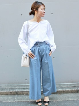 「PELLICO SUNNY（ペリーコサニー）のアイテム」を使った、ayaさん（レディース・166cm）の春コーディネート