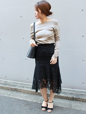 「PELLICO SUNNY（ペリーコサニー）のアイテム」を使った、ayaさん（レディース・166cm）の春コーディネート