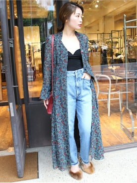 「FIGARO Paris（フィガロパリ）のアイテム」を使った、ayaさん（レディース・166cm）の夏コーディネート