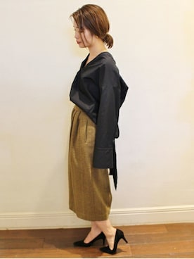 「FIGARO Paris（フィガロパリ）のアイテム」を使った、ayaさん（レディース・166cm）の夏コーディネート