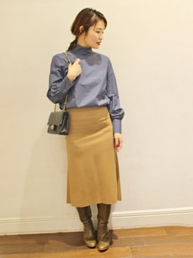 「FIGARO Paris（フィガロパリ）のアイテム」を使った、ayaさん（レディース・166cm）の秋コーディネート