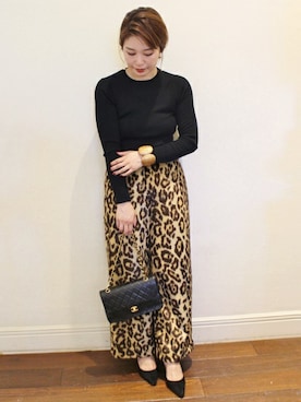 「NEBULONI E（ネブローニ）のアイテム」を使った、ayaさん（レディース・166cm）の秋コーディネート