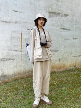 「DOUGHNUT（ドーナッツ）のアイテム」を使った、璐luluさん（レディース・160cm）の秋コーディネート