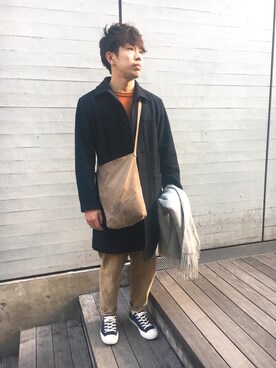 「代官山」｜こにさん（メンズ・173cm・20代）の冬コーディネート