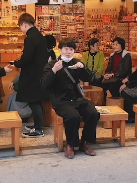 「WOmB（ウーム）のアイテム」を使った、たくまさん（メンズ・168cm）の冬コーディネート