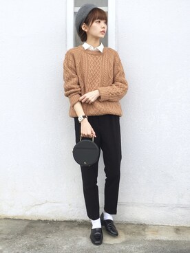 浅倉 まいさん（レディース・158cm）の冬コーディネート