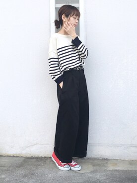 「スプリングSENSEOFPLACE」｜浅倉 まいさん（レディース・158cm）の春コーディネート