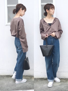 浅倉 まいさん（レディース・158cm）の春コーディネート