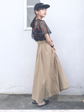 浅倉 まいさん(レディース・158cm)の夏コーディネート