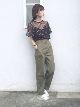浅倉 まいさん（レディース・158cm）の夏コーディネート