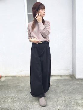 浅倉 まいさん（レディース・158cm）の秋コーディネート