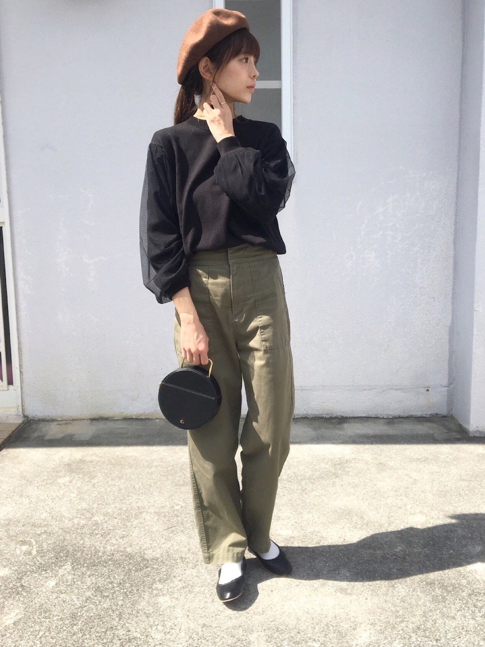 FRAMeWORK ベイカーパンツ カーキ 36 金子綾（美品 2017ss