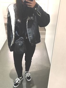 「NIKE(ナイキ)のアイテム(ショルダーバッグ)」を使った、Rinaさん(レディース・158cm)の秋コーディネート