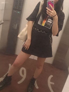 「DC（ディーシー）のアイテム（バッグ）」を使った、Haruka♡さん（レディース・158cm）の夏コーディネート