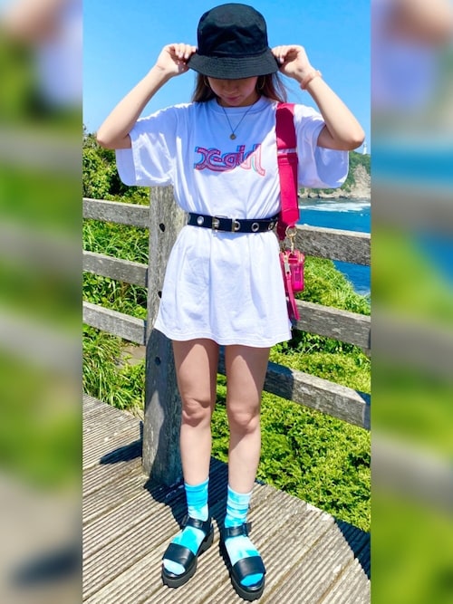 X-girl（エックスガール）の「〔ﾑﾗｽﾎﾟ限定〕 ｵｰﾊﾞｰｻｲｽﾞTｼｬﾂ X