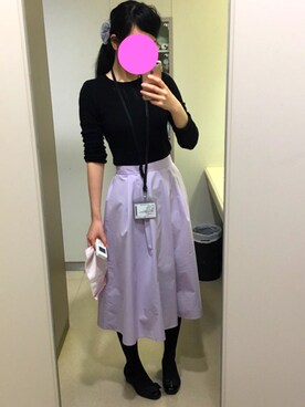 「Bridget Birkin（ブリジットバーキン）のアイテム（パンプス）」を使った、ちゃんぽんさん（レディース・158cm）の春コーディネート