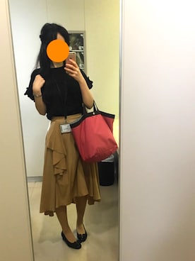 「Bridget Birkin（ブリジットバーキン）のアイテム（パンプス）」を使った、ちゃんぽんさん（レディース・157cm）の夏コーディネート