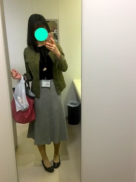 「Bridget Birkin（ブリジットバーキン）のアイテム（パンプス）」を使った、ちゃんぽんさん（レディース・158cm）の秋コーディネート