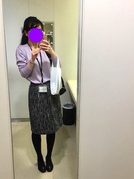 「Bridget Birkin（ブリジットバーキン）のアイテム（パンプス）」を使った、ちゃんぽんさん（レディース・158cm）の冬コーディネート