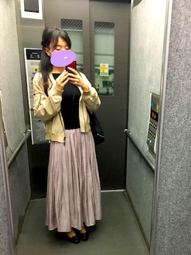 「Another Edition（アナザーエディション）のアイテム（ジャケット/アウター）」を使った、ちゃんぽんさん（レディース・158cm）の春コーディネート