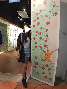 「UNKNOWN.（アンノウン）のアイテム（バッグ）」を使った、aimeeさん（レディース・160cm）の秋コーディネート