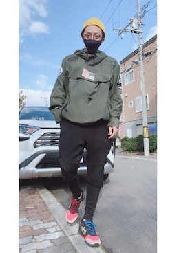 「ASICS（アシックス）のアイテム（スニーカー）」を使った、kingdom0710さん（メンズ・174cm）の秋コーディネート