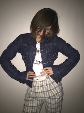 「Ralph Lauren」｜「アイテム（デニムジャケット）」を使った、serakaodenimsさん（レディース・162cm）の秋コーディネート