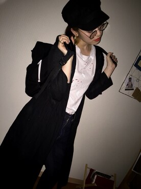 「グラニフ」｜「アイテム（その他アウター）」を使った、serakaodenimsさん（レディース・162cm）の秋コーディネート
