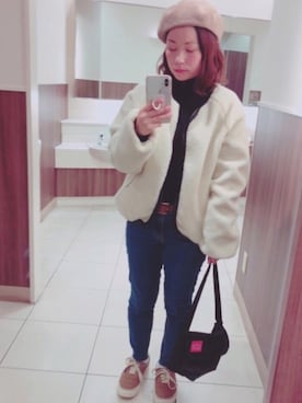「Body Glove（ボディグローブ）のアイテム」を使った、あゆさん（レディース・152cm）の冬コーディネート