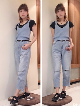 208さん(レディース・163cm)の春コーディネート