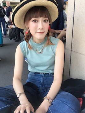 208さん（レディース・163cm）の春コーディネート