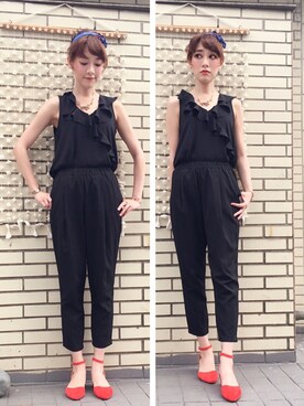 208さん（レディース・163cm）の夏コーディネート