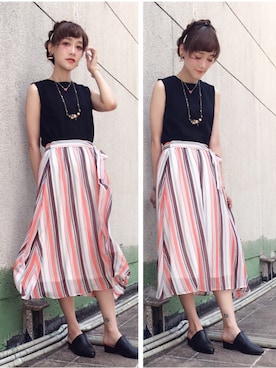 208さん(レディース・163cm)の夏コーディネート