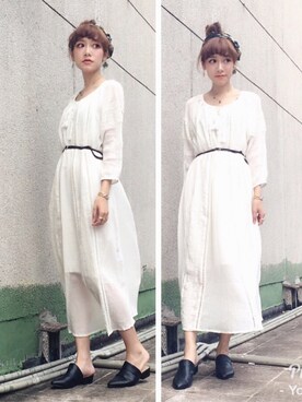 208さん（レディース・163cm）の秋コーディネート