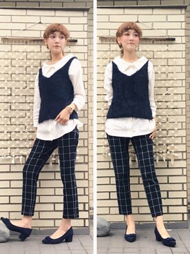 208さん（レディース・163cm）の秋コーディネート