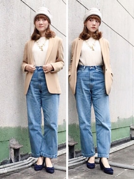 208さん(レディース・163cm)の秋コーディネート