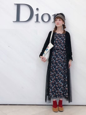 208さん（レディース・163cm）の冬コーディネート